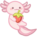 Cute Strawberry Axolotls pointer
