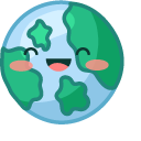 Cute Sun and Earth cursor