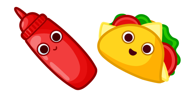 Cute Taco and Sauce