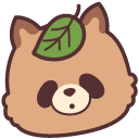 Cute Tanuki and Leaf pointer