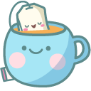 Cute Tea Bag and Cup of Tea cursor