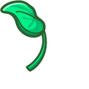 Cute Totoro and Leaf pointer