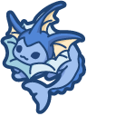 Cute Vaporeon cursor
