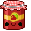 Cute Waffle and Jam cursor