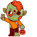 Cute Walking Zombie pointer