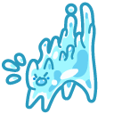 Cute Water Cat cursor
