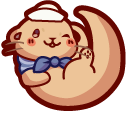 Cute Winky Otter cursor