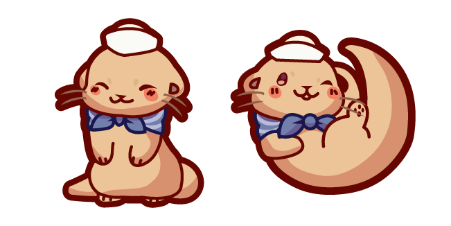Cute Winky Otter