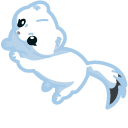 Cute Winter Weasel pointer