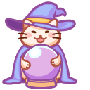 Cute Witch Cat cursor