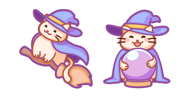Cute Witch Cat