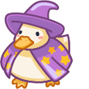 Cute Witch Duck cursor