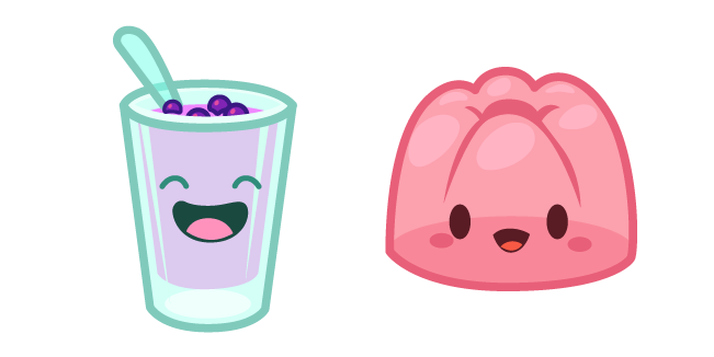 Cute Yogurt and Jelly