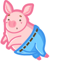 If a Cute Pig Wore Pants pointer