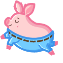 If a Cute Pig Wore Pants cursor