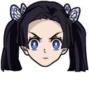 Demon Slayer Aoi Kanzaki and Cup cursor