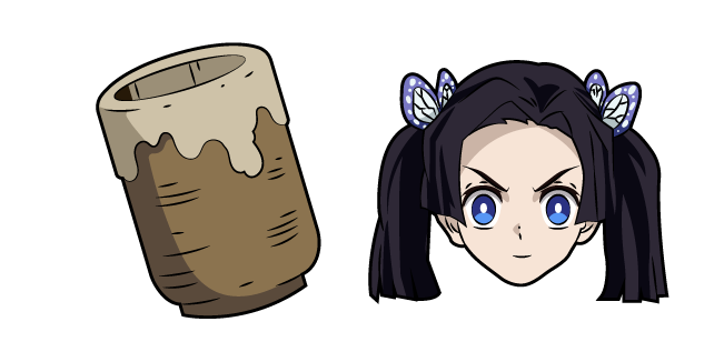 Demon Slayer Aoi Kanzaki and Cup