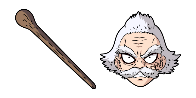 Demon Slayer Jigoro Kuwajima and Wooden Cane