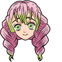 Demon Slayer Mitsuri Kanroji cursor
