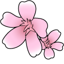 Demon Slayer Ruka Rengoku and Sakura Flowers pointer