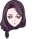 Demon Slayer Ruka Rengoku and Sakura Flowers cursor