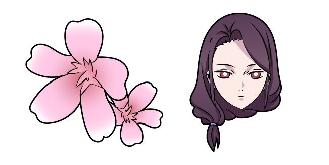 Demon Slayer Ruka Rengoku and Sakura Flowers