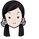 Demon Slayer Sumi Nakahara and Butterfly Clip cursor