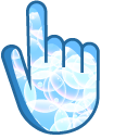 Blue Bubble Blower cursor