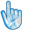 Blue Ice Cubes cursor