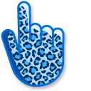 Blue Leopard Color cursor