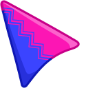 Blue-Pink Zipper pointer