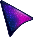 Blue Purple Galaxy pointer