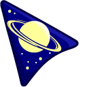 Blue Space and Yellow Planets pointer