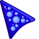 Blue Water Bubbles pointer