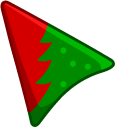 Christmas Green and Red pointer