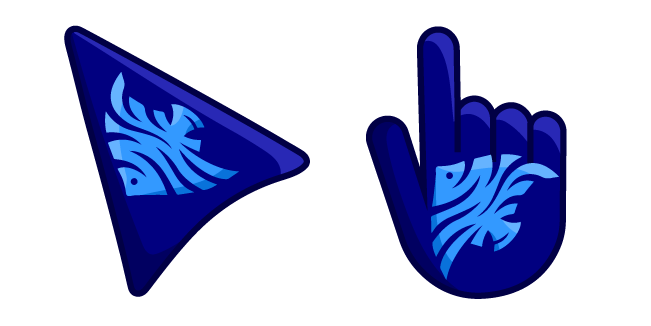 Deep Blue Water and Fish