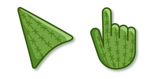 Green Cactus Pattern