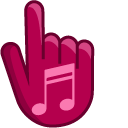 Notes on Crimson Red Background cursor