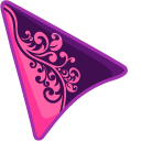 Pink and Purple Floral Pattern pointer
