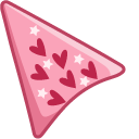 Pink and Red Hearts pointer
