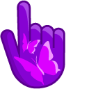 Purple Butterflies cursor