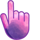 Purple Clouds cursor