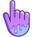 Purple Slime Color cursor