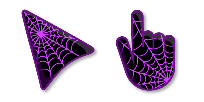 Purple Spider Web on Dark Background