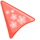 Sakura on Pink Background pointer