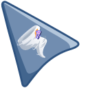 Tornado on Grey-Blue Background pointer