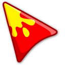 Yellow Stain on Red pointer