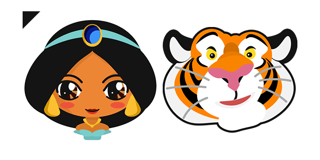 Aladdin Princess Jasmine and Rajah