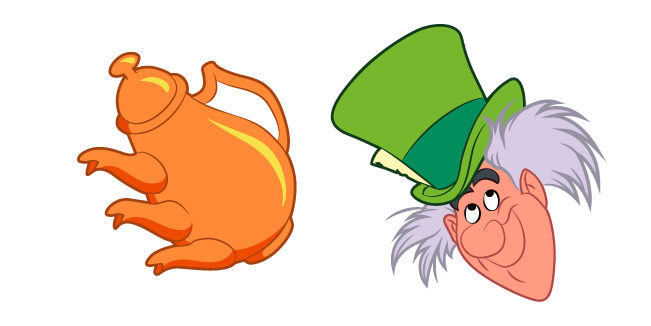 Alice in Wonderland Mad Hatter and Teapot