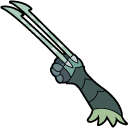 Amphibia General Yunan and her Switchblade Gauntlet pointer